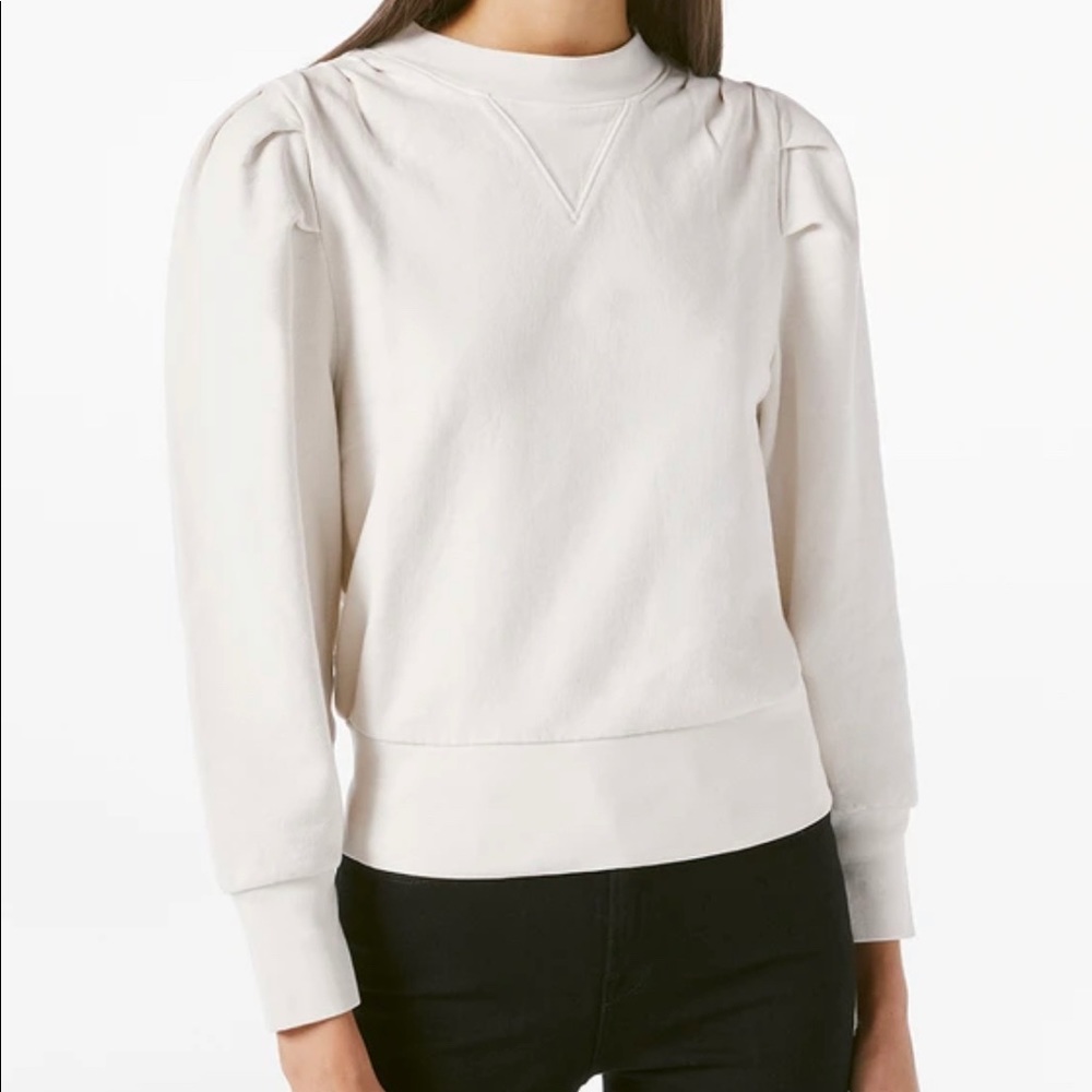 FRAME Shirred Sweatshirt